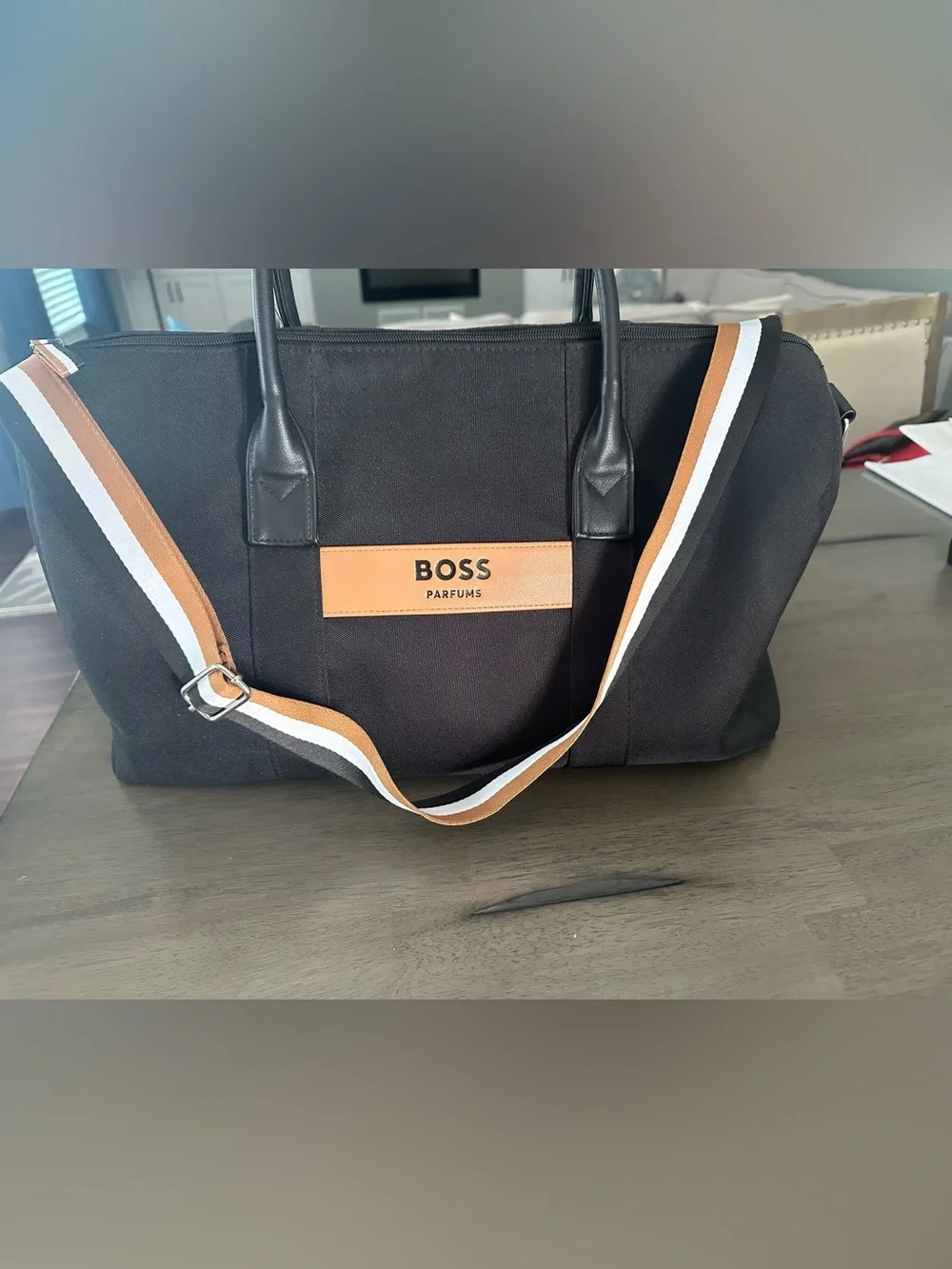 Hugo BOSS Big Black Duffel Bag/ weekender